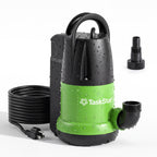 Taskstar 1 HP 4000GPH Automatic Submersible Water Pump for Swimming Pool | Built-in Float Switch, Auto/Manual Modes, 25FT Cord Sump Pump for Pool Draining, Flooded Basement, Hot Tub, Garden Pond