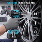 TaskStar 3/8 inch Brushless Impact Wrench 450Nm