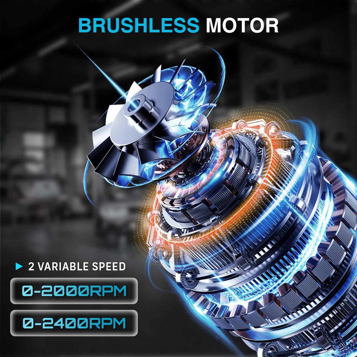 TaskStar 3/8 inch Brushless Impact Wrench 450Nm