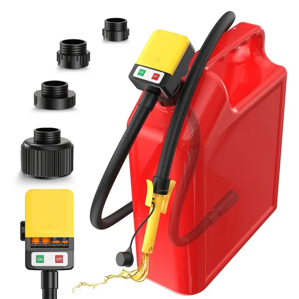 Taskstar Automatic Fuel Transfer Pump 4.25ft, 3.2 Gallon, Battery Powered