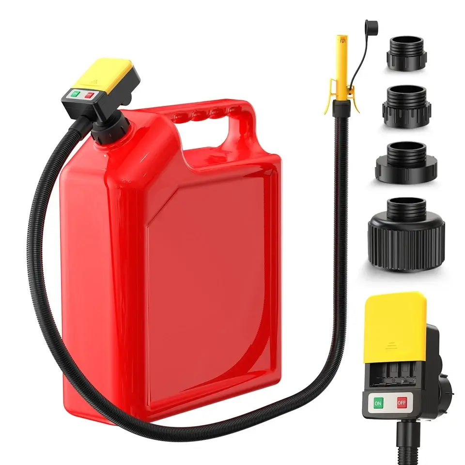 Taskstar Automatic Fuel Transfer Pump 4.25ft, 3.2 Gallon, Battery Powered