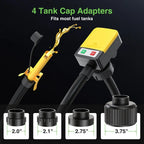 Taskstar Automatic Fuel Transfer Pump 4.25ft, 3.2 Gallon, Battery Powered