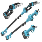 Taskstar 4-in-1 Pole Saw & Pruning Shears Combo Kit 6 Inch Mini Chainsaw