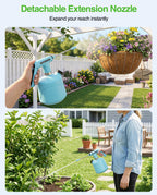 TaskStar Electric Spray Bottle 2L/0.5 Gallon, Rechargeable and Automatic Mister Spray Bottle for Plants