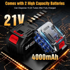 Taskstar Cordless Grease Gun Battery Powered 12000 PSI Electric