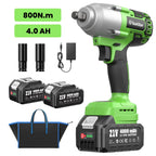 TaskStar 800Nm Cordless Electric Impact Wrench 1/2" 590 Ft-lbs Brushless