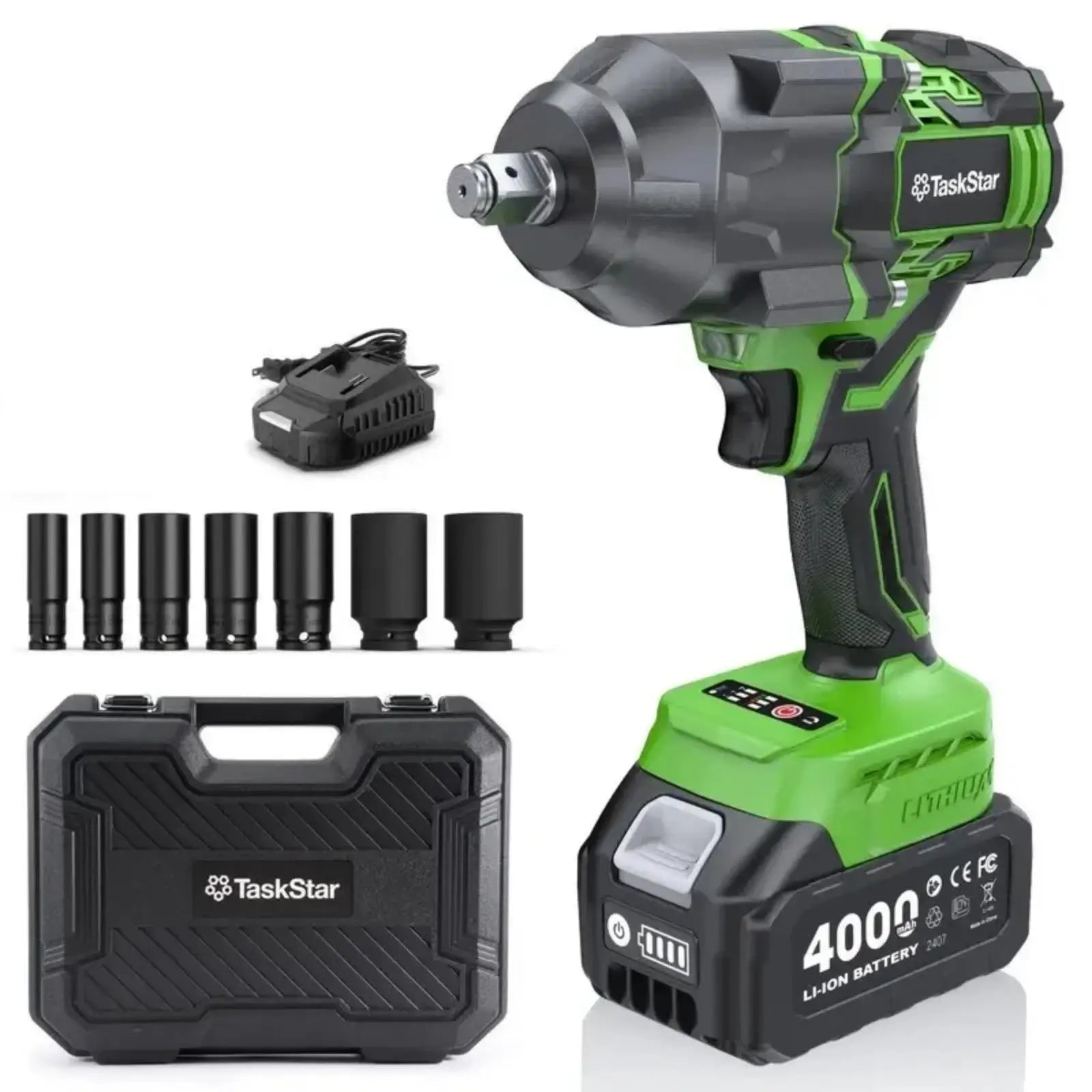 TaskStar Cordless Impact Wrench 1/2