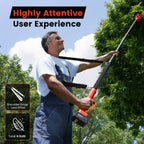 TaskStar 2-in-1 Pole Pruning Shears 21V Cordless Electric Pole Pruners