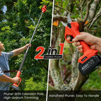 TaskStar 2-in-1 Pole Pruning Shears 21V Cordless Electric Pole Pruners