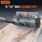 Taskstar 12'' Cordless Snow Shovel, 21V Battery Powered Snow Blower