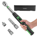 Taskstar Digital Torque Wrench 3/8 Drive 0–162 ft-lbs/ 0-220Nm