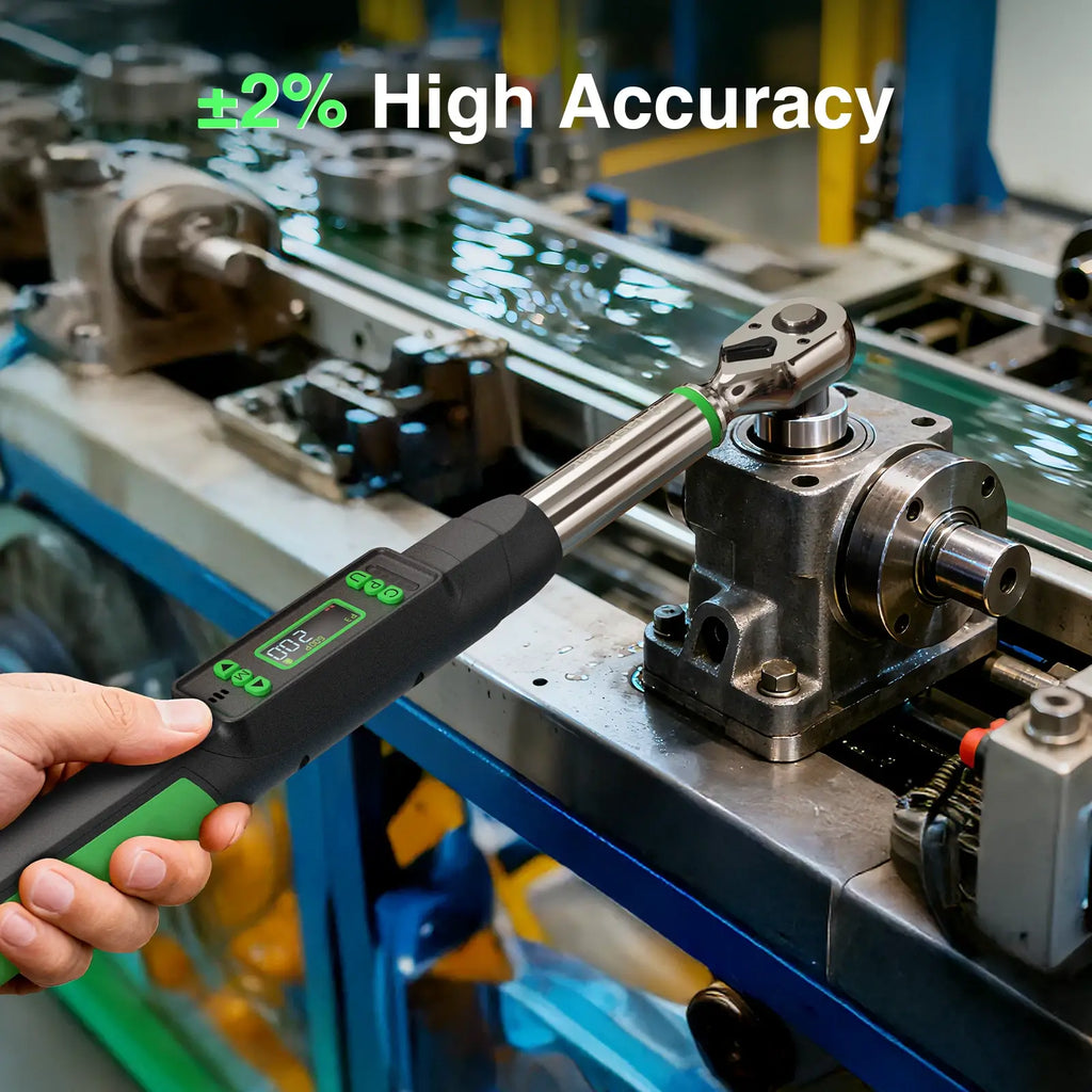 Taskstar Digital Torque Wrench 3/8 Drive 0–162 ft-lbs/ 0-220Nm