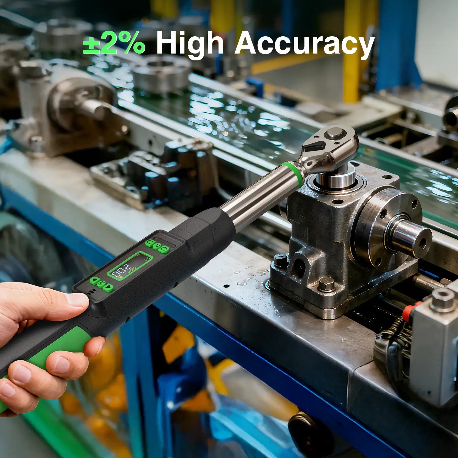 Taskstar Digital Torque Wrench 3/8 Drive 0–162 ft-lbs/ 0-220Nm