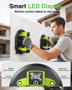 TaskStar 10" Electric Suction Cups for Glass