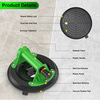 Taskstar 2x Glass Suction Cups 8" for Windshield Heavy Duty Vacuum Glass Suction Cup Tool