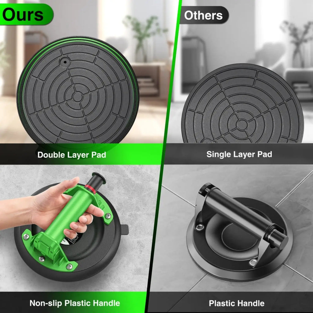 Taskstar 2x Glass Suction Cups 8" for Windshield Heavy Duty Vacuum Glass Suction Cup Tool