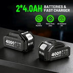 TaskStar 1300N·m (958ft-lbs) Cordless Brushless Impact Wrench 1/2" Kit