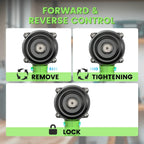 TaskStar 1300N·m (958ft-lbs) Cordless Brushless Impact Wrench 1/2" Kit