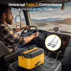 Taskstar Battery Powered Heated Lunch Box for Work,Outdoor,Travel