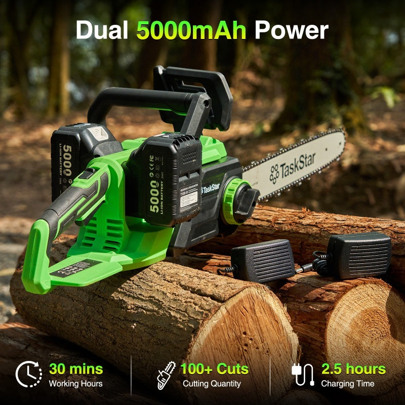 TaskStar 40V Electric Cordless Chainsaw