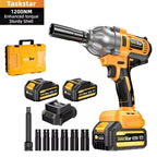 TaskStar Cordless Impact Wrench 1/2 inch, 1200N·m Brushless High Torque Electric Wrench