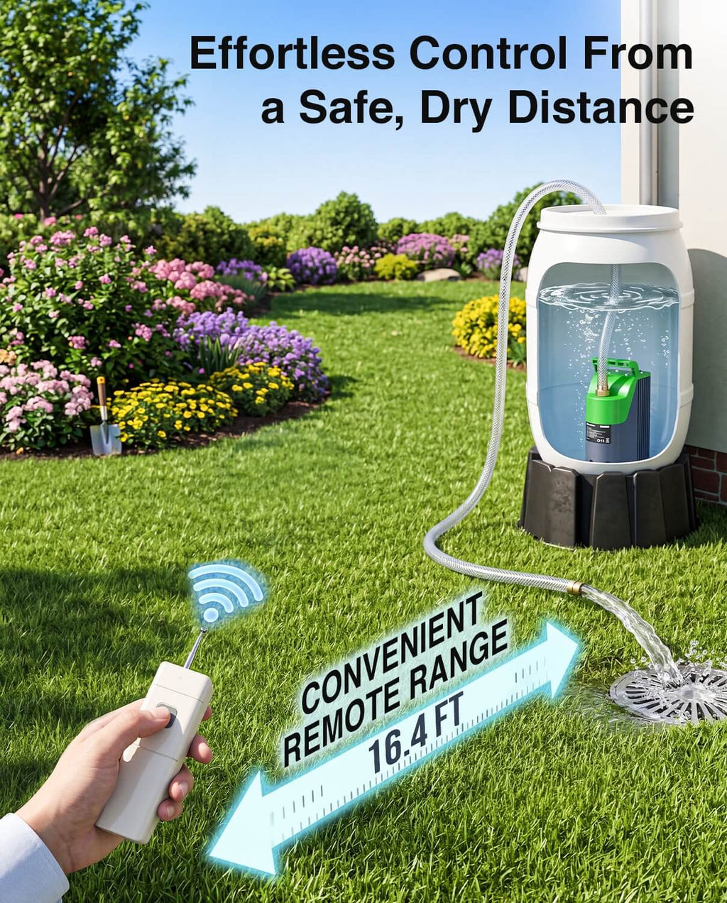 TaskStar Cordless Submersible Utility Water Pump