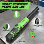 Taskstar Extended Cordless Electric Ratchet Wrench 3/8" 37 Ft-lbs 50Nm