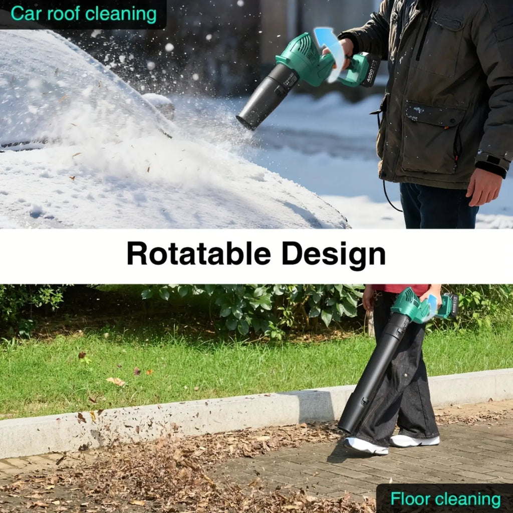 TaskStar 21V Cordless Leaf Blower With 2 × 4.0Ah Batteries for Lawn Care,Patio and Yards