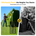 Taskstar 20in Cordless Electric Pole Hedge Trimmer
