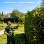 Taskstar 20in Cordless Electric Pole Hedge Trimmer