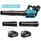 Taskstar 40V Cordless Leaf Blower,600CFM/160MPH Electric Blower