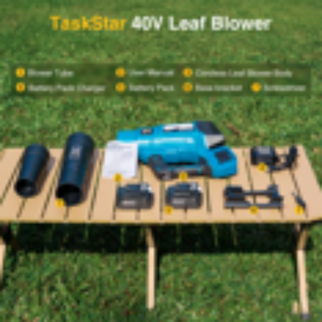 Taskstar 40V Cordless Leaf Blower,600CFM/160MPH Electric Blower