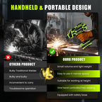 Taskstar 20-120A 110V Portable Stick Welder 20pcs Rods,IGBT Welder Machine