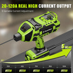 Taskstar 20-120A 110V Portable Stick Welder 20pcs Rods,IGBT Welder Machine