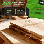 TaskStar Cordless Staple Gun 18G 2 in 1 500pcs Nails