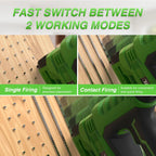 TaskStar Cordless Staple Gun 18G 2 in 1 500pcs Nails