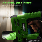 TaskStar Cordless Staple Gun 18G 2 in 1 500pcs Nails