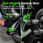 Taskstar 3/4 in Cordless Impact Wrench 2000Nm 1475ft-lbs Brushless Impact Gun