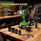 Taskstar 3/4 in Cordless Impact Wrench 2000Nm 1475ft-lbs Brushless Impact Gun