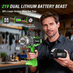 Taskstar 3/4 in Cordless Impact Wrench 2000Nm 1475ft-lbs Brushless Impact Gun