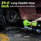 taskstar 39.4'' flexible hose cordless grease gun