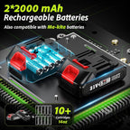 taskstar cordless grease gun with 2000mAh battery